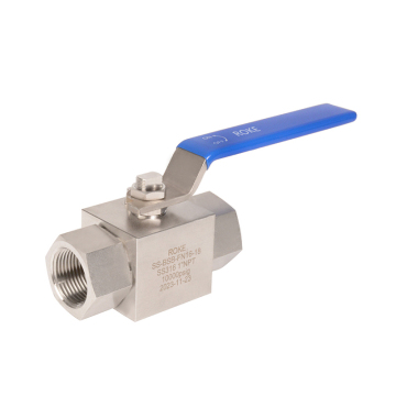 SS316 Stainless Steel Female Thread Bar Stock Ball Valves 10000psi