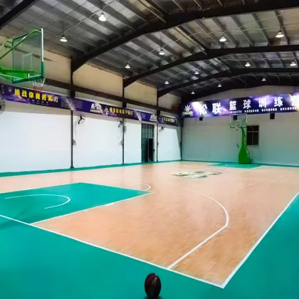 PVC Sports Roll Mat basketball flooring