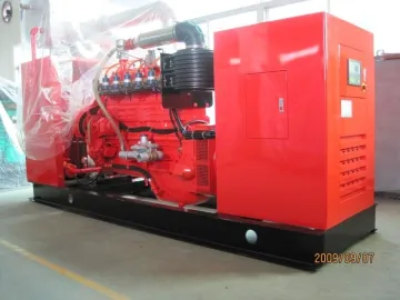 Water Cooled Wood Gas Backup Generator Set 400kw 50hz 1500rpm