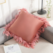 Pure Color Velvet Cushion Cover Classic Fashion Household Velvet Cushion Cover Factory