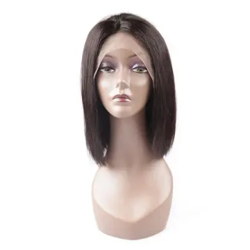 Short Size 8 Inch Human Hair Straight Bob Wig, Human Hair Lacefront Wigs 100% Natural Human Hair Online Sale