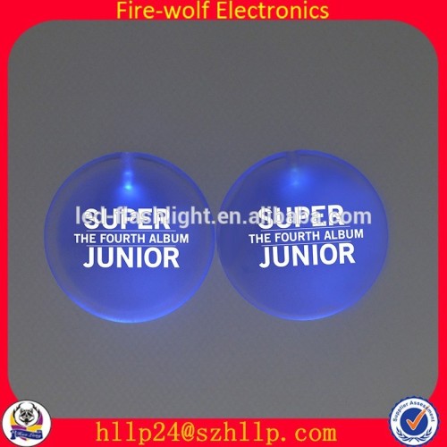 2015 Happy New Year Gifts for Party Flashing LED Light Badge