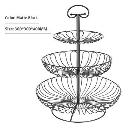 Modern Extra Large Three-Layer Fruit Plate