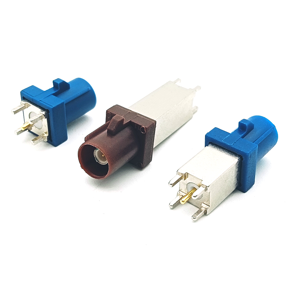 FAKRA Straight PCB Mount RF Coaxial Connector Adapter