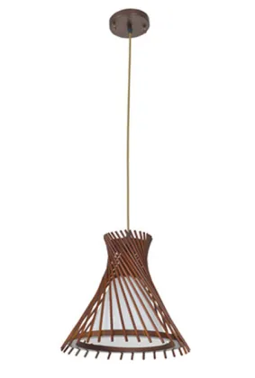 E27 Wooden Frame Chandelier Pendant lamp