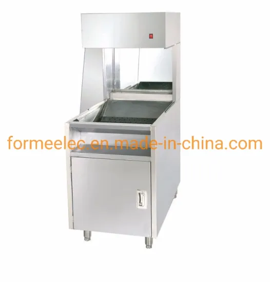 French Fries Chips Warmer Infrared Free Standing Chips Warmer