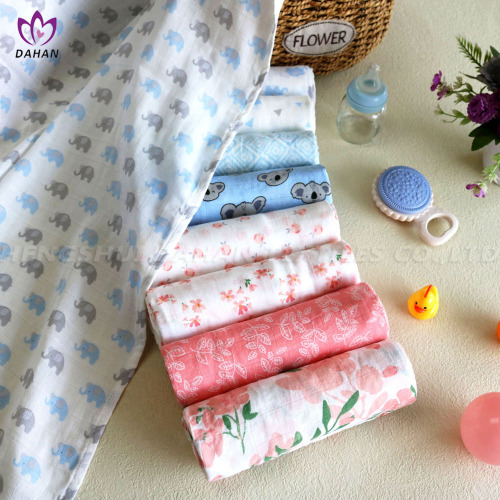 China Bamboo cotton printing baby blanket Manufactory