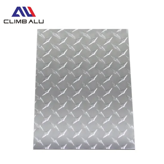 High Quality Silver Patterned Embossed Aluminum Tread Plate for Sale