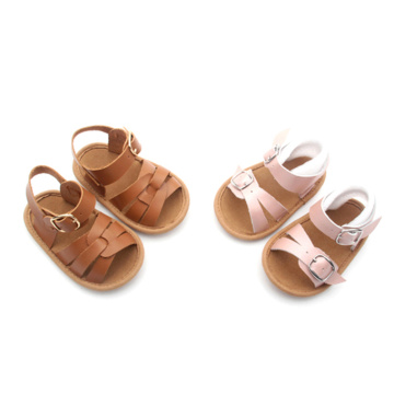 Нови дизайнерски момичета дантелени бебешки сандали за малко дете