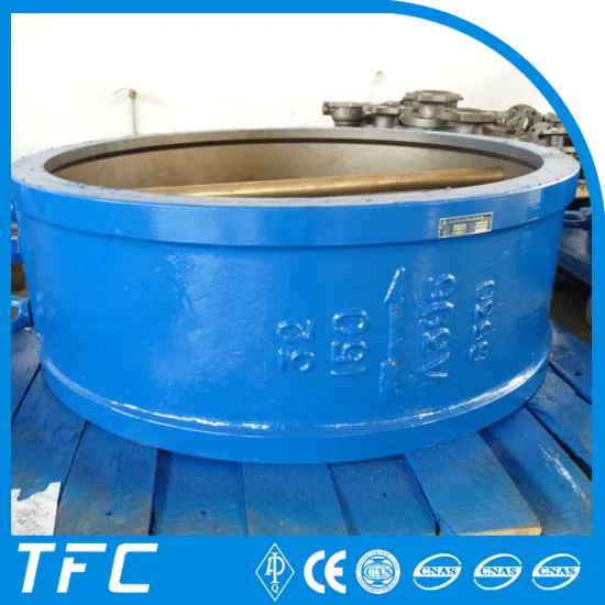 wafer type duo check valve
