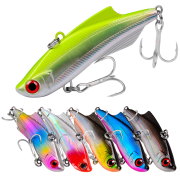 73mm 20.5g Vibration Sinking VIB Fishing Lure with 3D Eyes