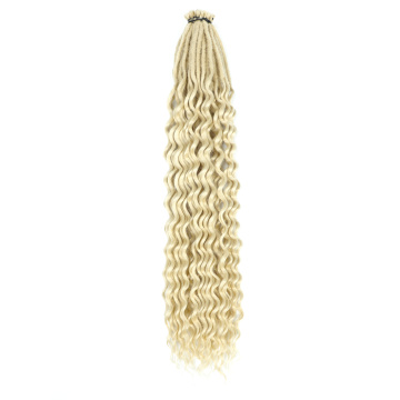 Helle, bleichblonde synthetische Faux-Locs 613