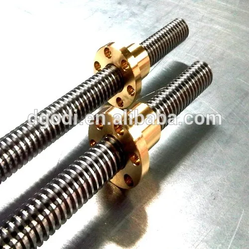 full threaded self reversing screw shaft custom made lead screw shaft