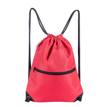 210D polyester cotton drawstring bag backpack