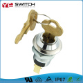 19 mm Momentan Lock Key Switch