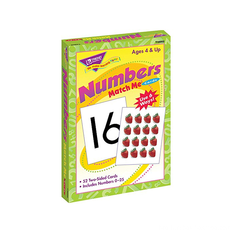 Kids Educational Math Numbers Match Cards