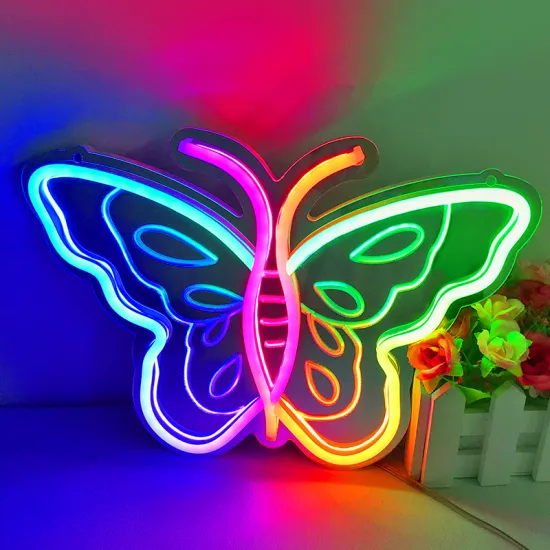 Hot Sale Butterfly LED Light Decoration for Birthday Bedroom Wall