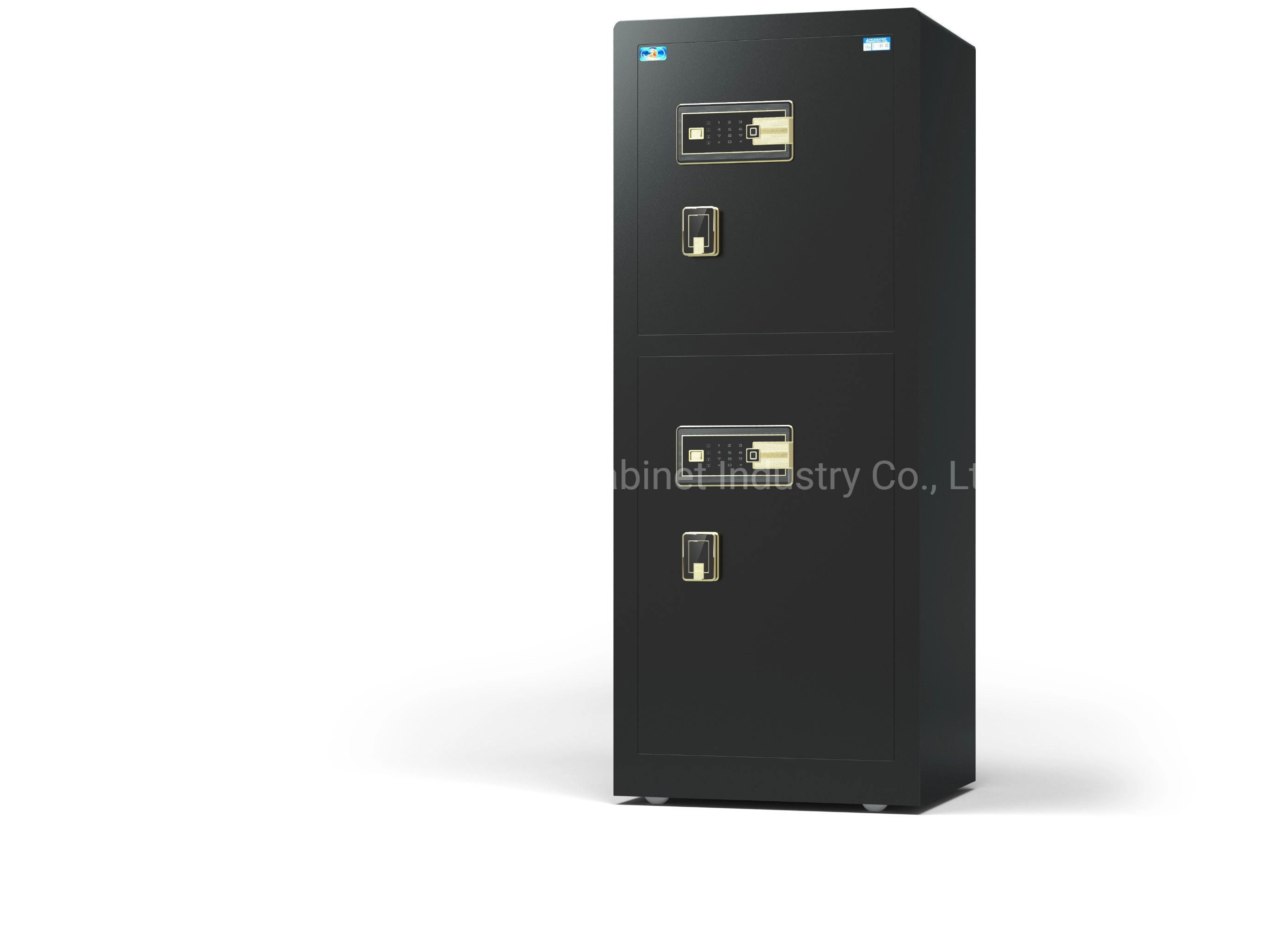 Double Doors Semiconductor Fingerprint Panel Safe