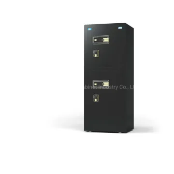 Double Doors Semiconductor Fingerprint Panel Safe