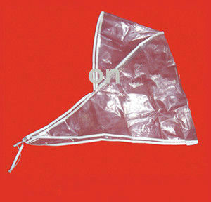 0.04mm PE disposable rain hood