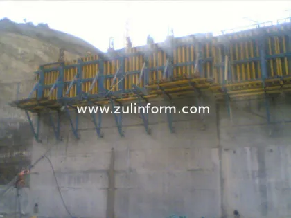 Single-side Climbing Formwork With Adjusted Horizontally Or Vertically
