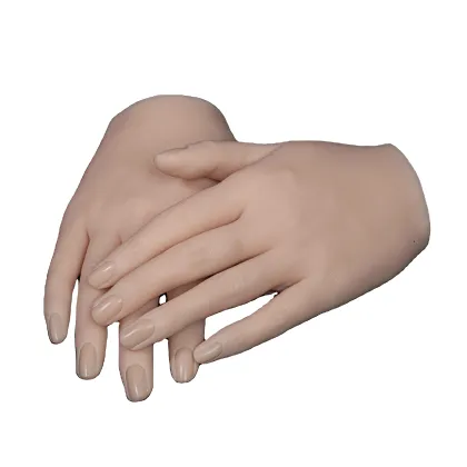Manicure Practice Prosthetic Hand Model Simulation