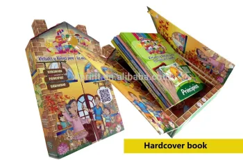 House-shape beautiful hardcover baby book