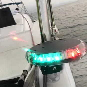 Marine Navigation Light: Solar-Powered, Portable with Clamp-On Design, FCC Certified LED and Wireless Remote Control