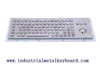 IP65 Waterproof Industrial Keyboard With Trackball , Full F