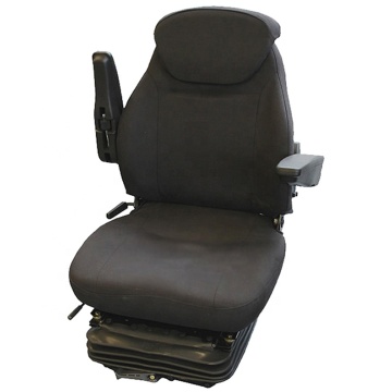 KL Seating Premium Universal Mechanical Suspension Seat - High Quality Leather Medium-Back for Agricultural Machinery