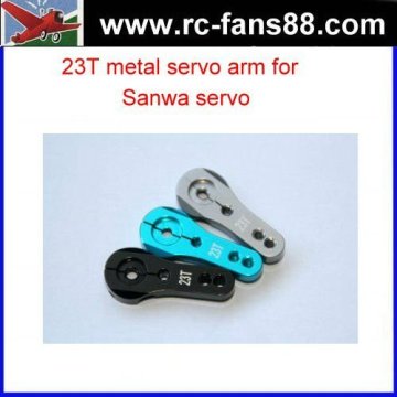 RC Sanwa servo 23T Metal servo arm Blue