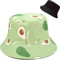 Cute Bucket Hat Beach Hats Reversible Double-Side-Wear