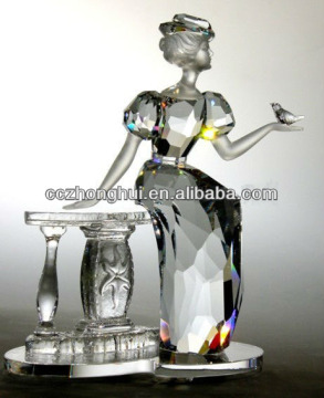 Good quality crystal girl