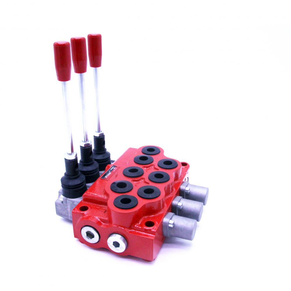 Hydraulic monoblock valve assembly