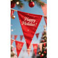 Banderas de jardín de Navidad personalizadas