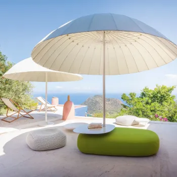 Italian Designer Outdoor Sunshade Umbrellas for Sales in Offices, Courtyards, Villas, Hotels, and Bars