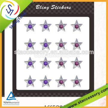rhinestone sticker sheetsdiy card making glitter stars craft stickersrhinestone patch