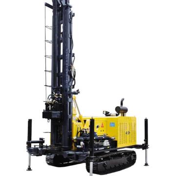 Crawler drilling rig down hole drill