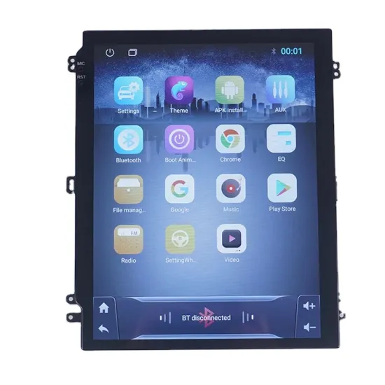 9.7 Inch Vertical Screen Android Tesla Style Car Stereo GPS Navigator DVD Player