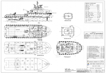 2276HP Tugboat Build In 2018