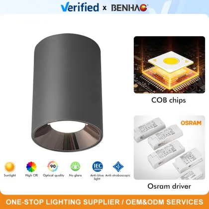 Modern LED COB Spotlight: WiFi Tuya Tmall Genie Compatible Ceiling Light