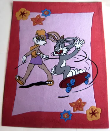 Hand Tufted Carpet with Disney Design