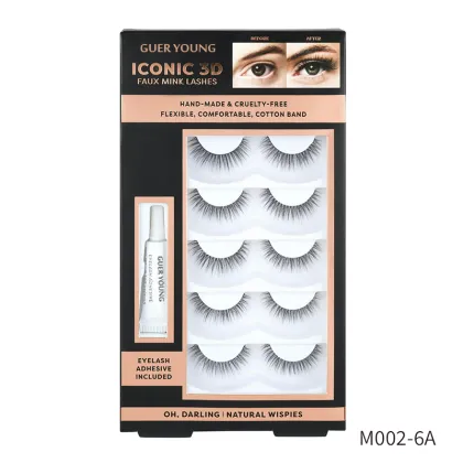 Customizable Lash Packaging: Magnetic Full Strip Mink Eyelash Extensions & False Lashes