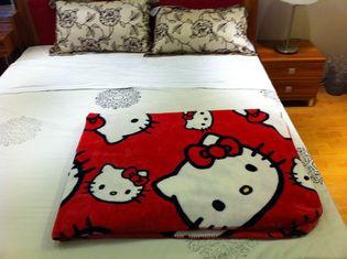 Personalized 100% Polyester Micro Fiber Blanket Custom , Re