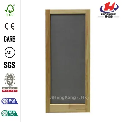 Woodcraft Wood Unfinished Reversible Hinged Screen Door