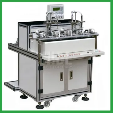 Two working station armature slot coil winding machine