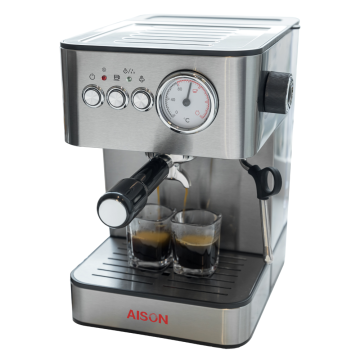 Cassista di caffè espresso elettrico a 20 bar personalizzato con serbatoio dell'acqua da 1,8 litri