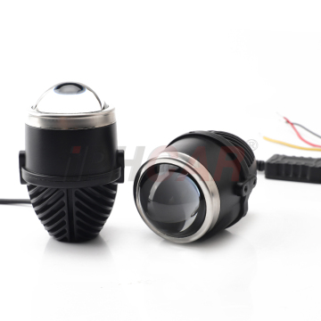 GCAR 2.0 Inch LED Fog Lights - 3000K & 5500K, Universal for Cars & Motorcycles