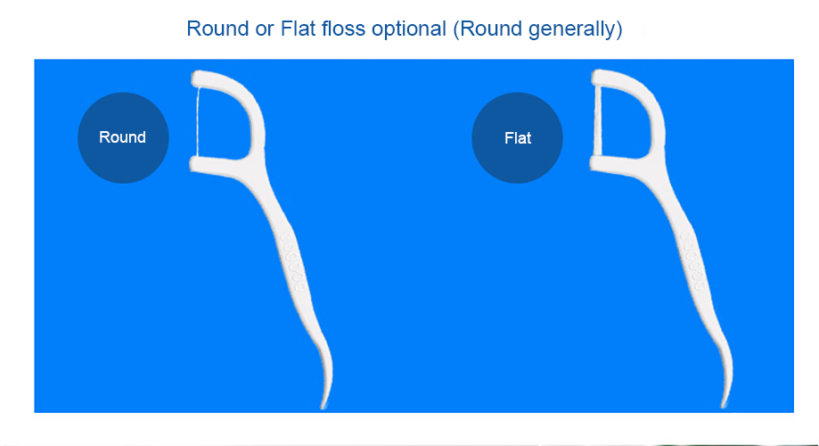 Smooth Food Grade Dental Floss Stick Dental Pick