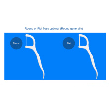 Elastic Polymer Floss Stick Floss Picks for Braces